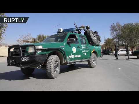 شاهد تفجير يستهدف محطة تلفزيونية خاصة في كابل