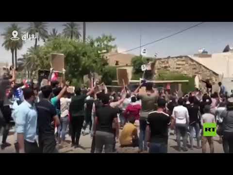 شاهد اقتحام وإغلاق مقر قناة أم بي سي –عراقي من قبل موالين لـالحشد