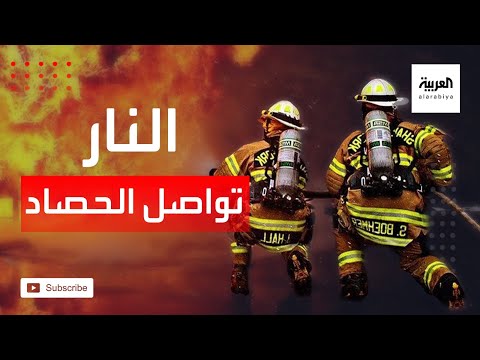 شاهد الحرائق تتواصل وتلتهم الأخضر واليابس في الغرب الأميركي