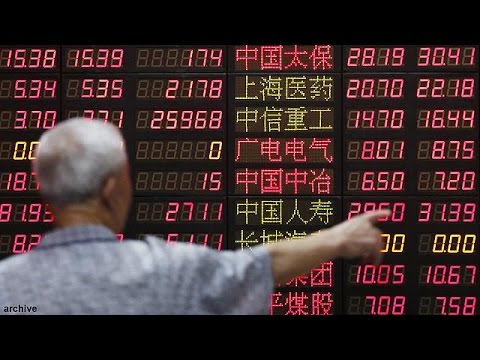 بالفيديو انهيار جديد في بورصة شنغهاي يفوق الـ10