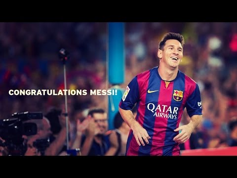 برشلونة يهنئ ميسي بعد تحطيم رقم زارا