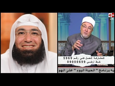 الشيخ خالد الجندي  يعرض فيديو للشيخ محمود المصري