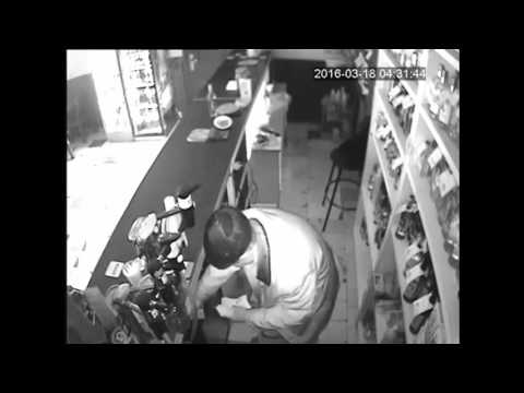 successful and leisurely shop robbery