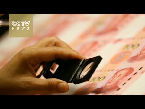 creating the art on chinas banknotes