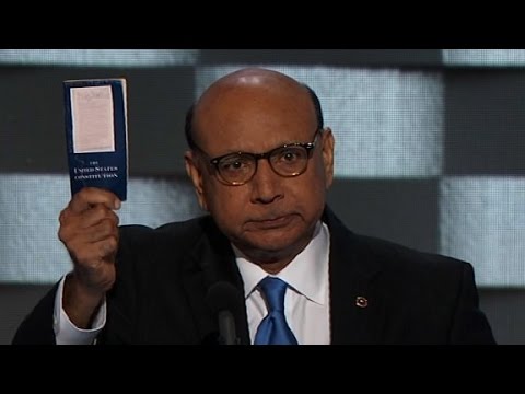 trump supporter reacts to father of soldier at dnc