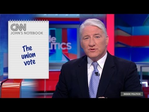 clintons key to courting the union vote