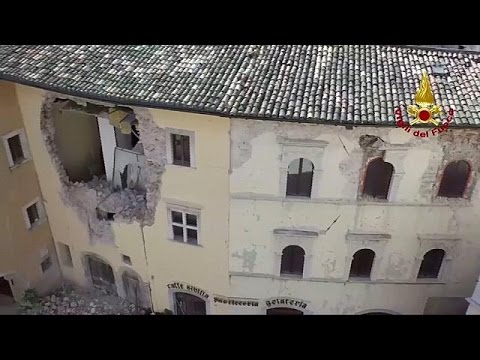 extent of damage in quakestricken villages in italy