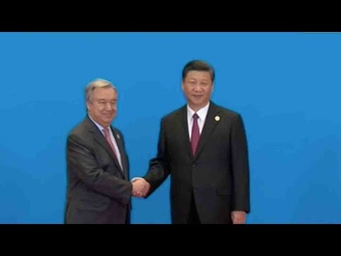 president xi jinping welcomes world leaders