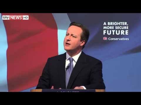 david cameron announces conservative manifesto