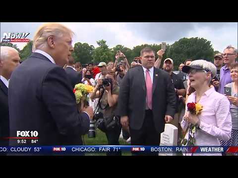 president trump consoles family members