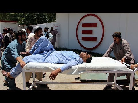 60 wounded in blast near afghan bank