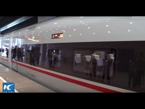 chinas new bullet trains launched on beijingshanghai