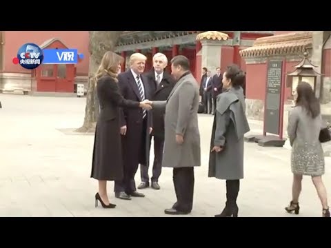 xi welcomes trump in china’s forbidden