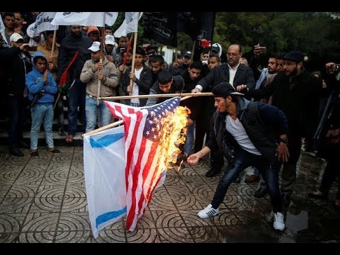 muslims in asia protest against trumps jerusalem