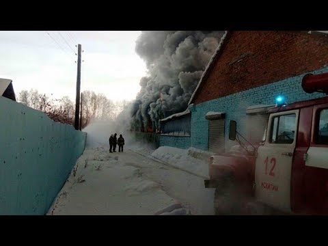 10 killed as fire engulfs shoe factory in siberia