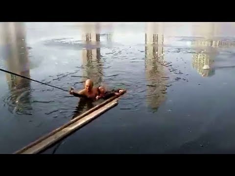 63yearold man saves life in icy n china river