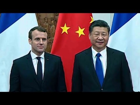 chinese president xi jinping meets french president in beijing