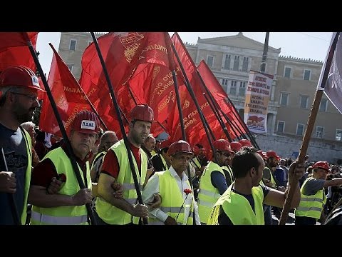 may day protesters in athens