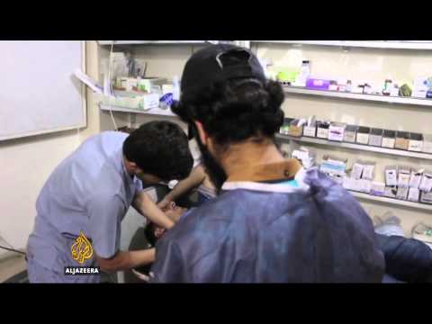 aleppo hospitals suffer as government intensifies air strikes