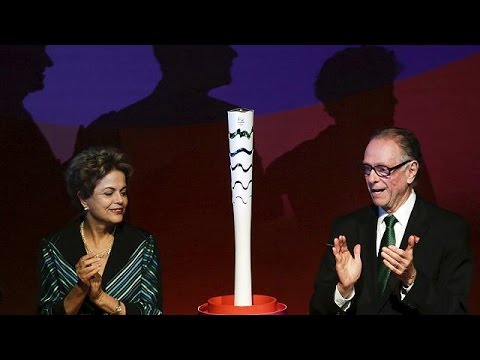 brazil reveals olympic torch design