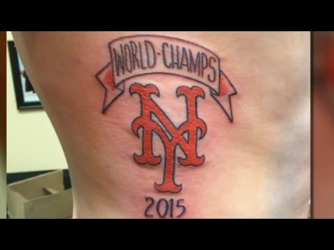 mets fan celebrates too soon