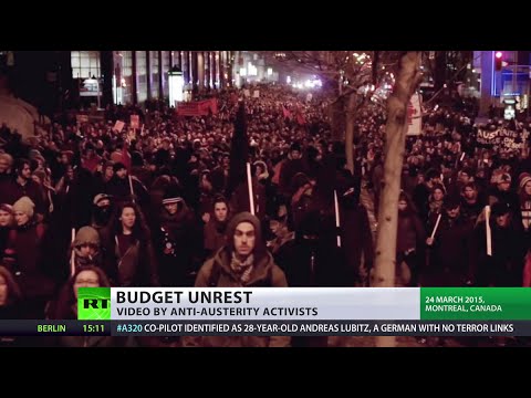 tens of thousands take to streets across quebec