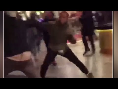 casino brawl caught on camera