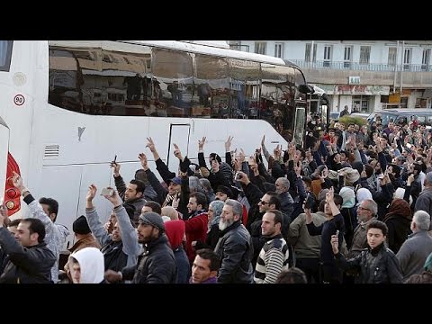 syrian rebels evacuated