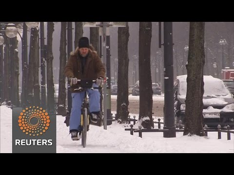 snow hits german capital