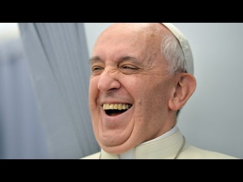 the pope wants to hear your best joke