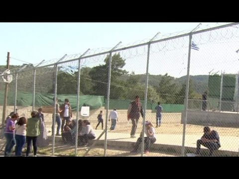 migrants in greece defiant