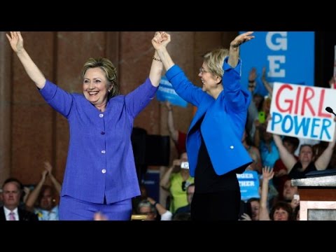 warren teams up with clinton