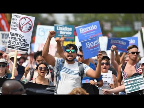 how to be a protester at the dnc