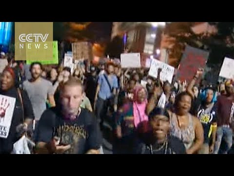 charlotte protesters gather for fifth night