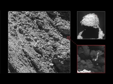 rosetta space lander mission comes to an end