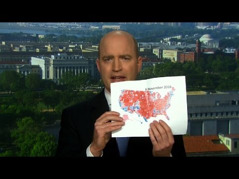 reporters trump handed out electoral maps