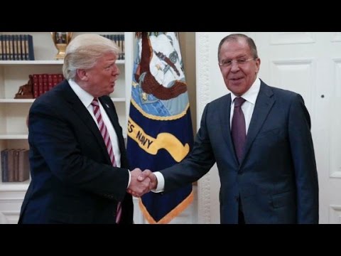 trump defends meeting lavrov