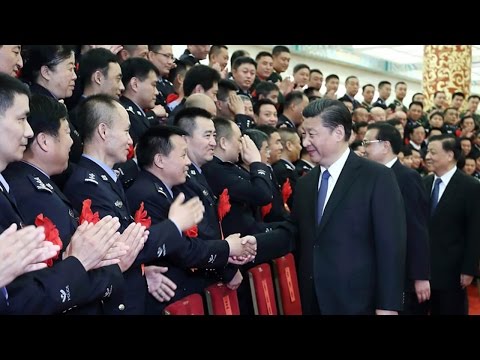 president xi honors public security forces