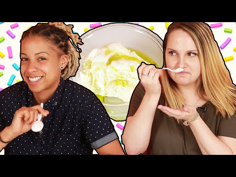 people try to guess weird ice cream