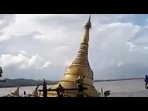 buddhist pagoda in myanmar