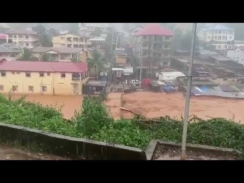 hundreds feared dead leone mudslide