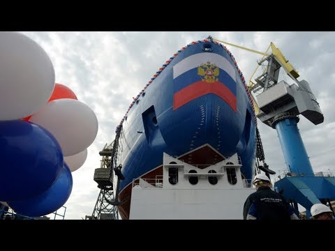 russia launches the worlds largest nuclearpowered