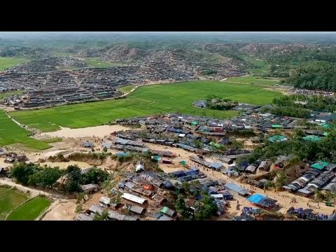 footage shows extent of rohingya humanitarian crisis