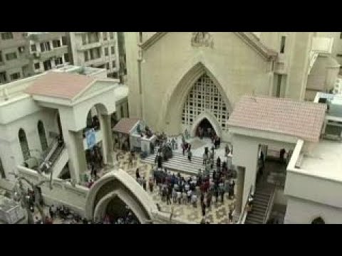 at least 10 killed in attack outside coptic church in cairo