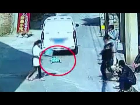 threeyearold boy survives after being run over by van in east china