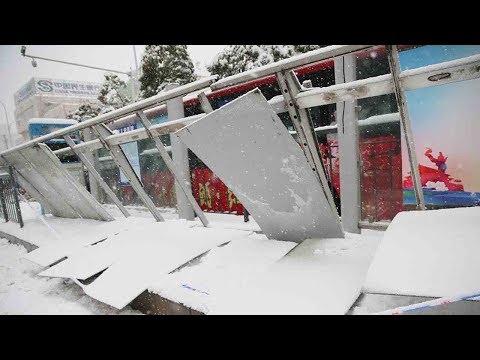 10 dead as heavy snowfall hits central and eastern china