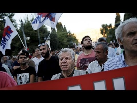 athens protest warns greek government