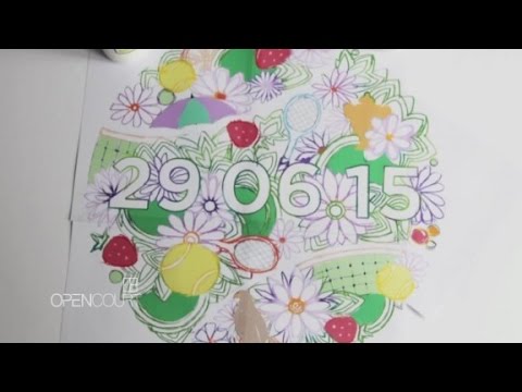 making of the 2015 wimbledon poster