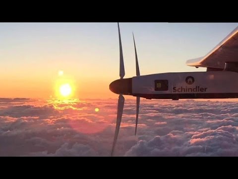 solar impulse ii plane nears its destination