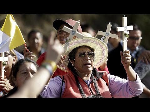 pope arrives in ecuador at start of a 7day tour